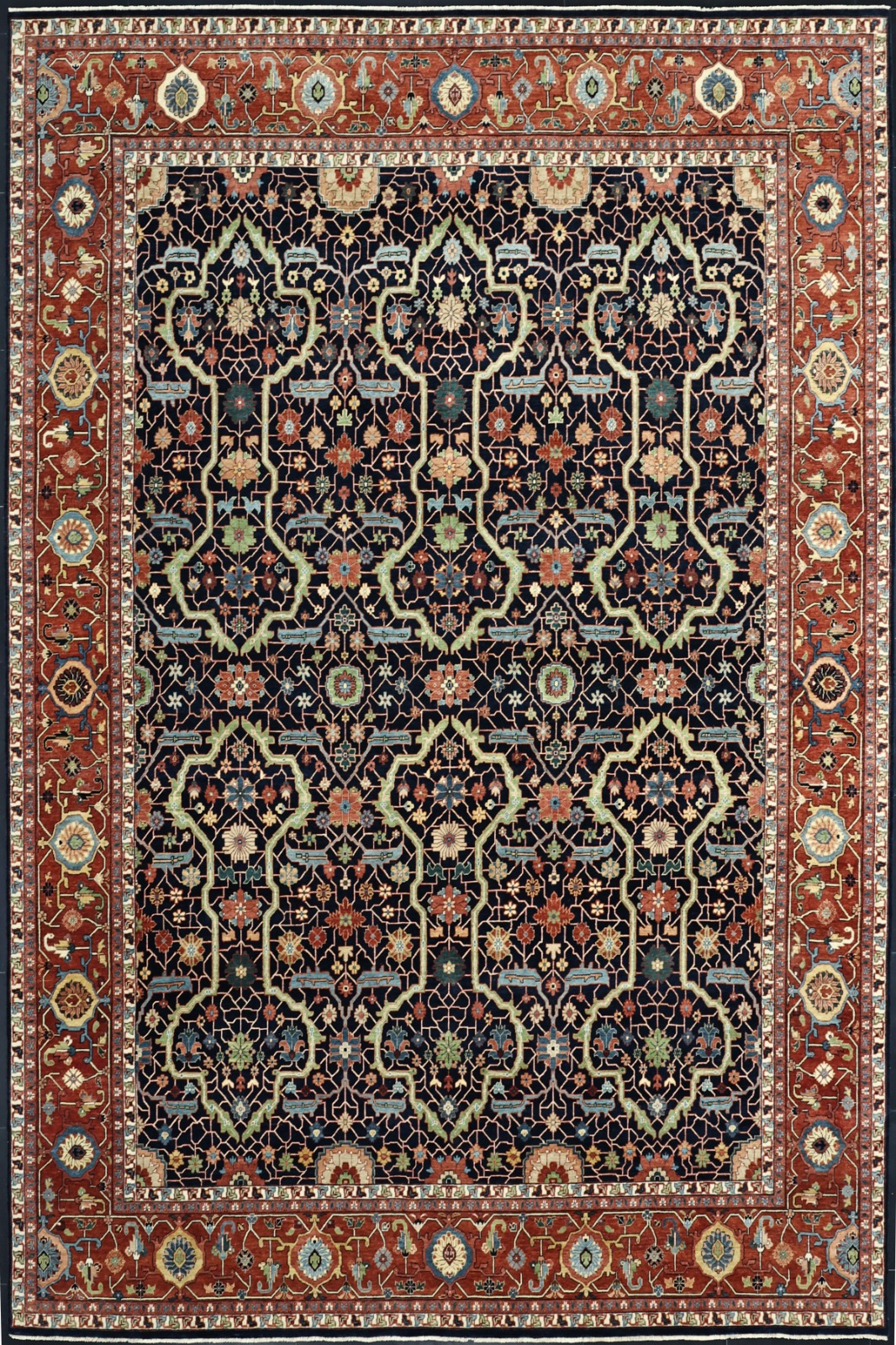 Heirz Multi Rug Heriz Collection - Faraz Handcrafted Luxury Rugs